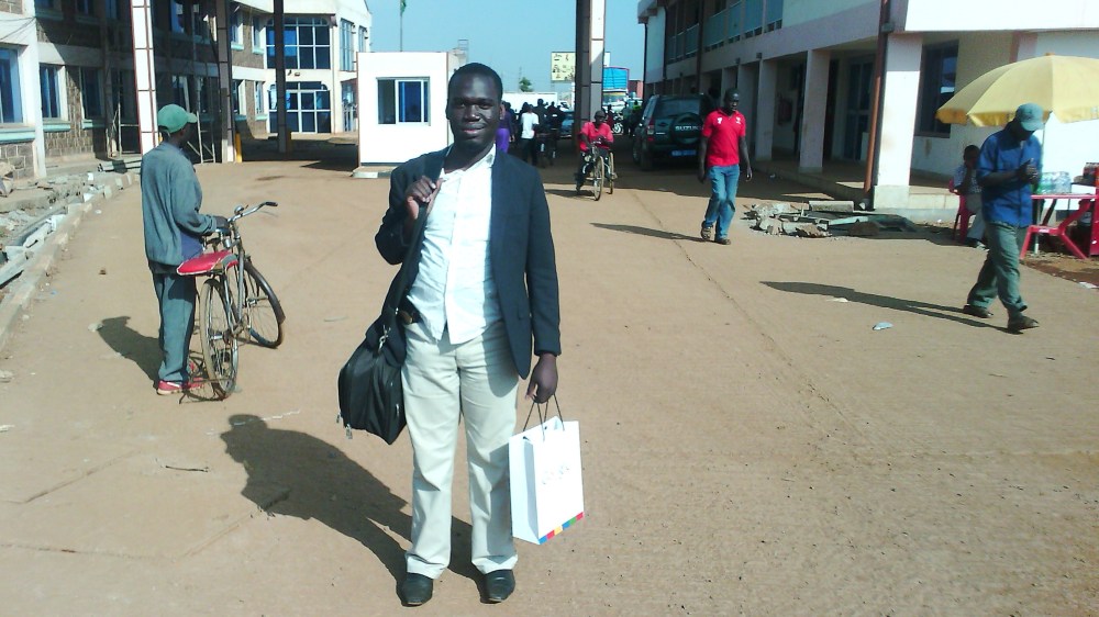 Kivumbi walking at Uganda Kenyan Boarder