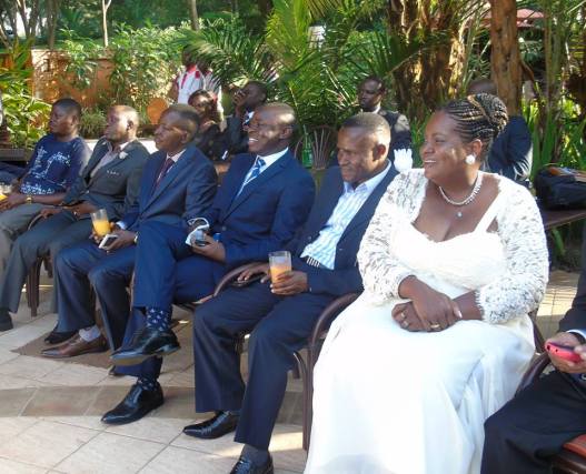 Ugandan & American Pastors alongside Ps Bweyinda David at Serena on his Silver Jubilee in Ministry