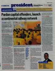 Kivumbi Earnest Benjamin in Daily Monitor-If I were President