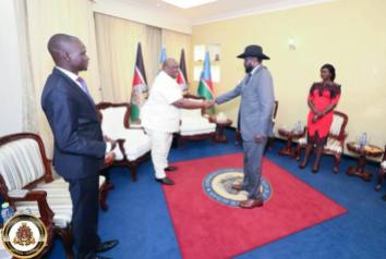 HTP VP-Africa Frnaklin Mondo Mugisha Meets with South Sudanese President Salvar Kiir (2 (5)